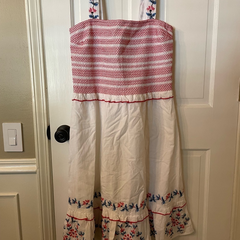Brand new with tags, Draper James cotton embroidered dress.